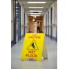 thumbnail image of a caution sign for wet floor