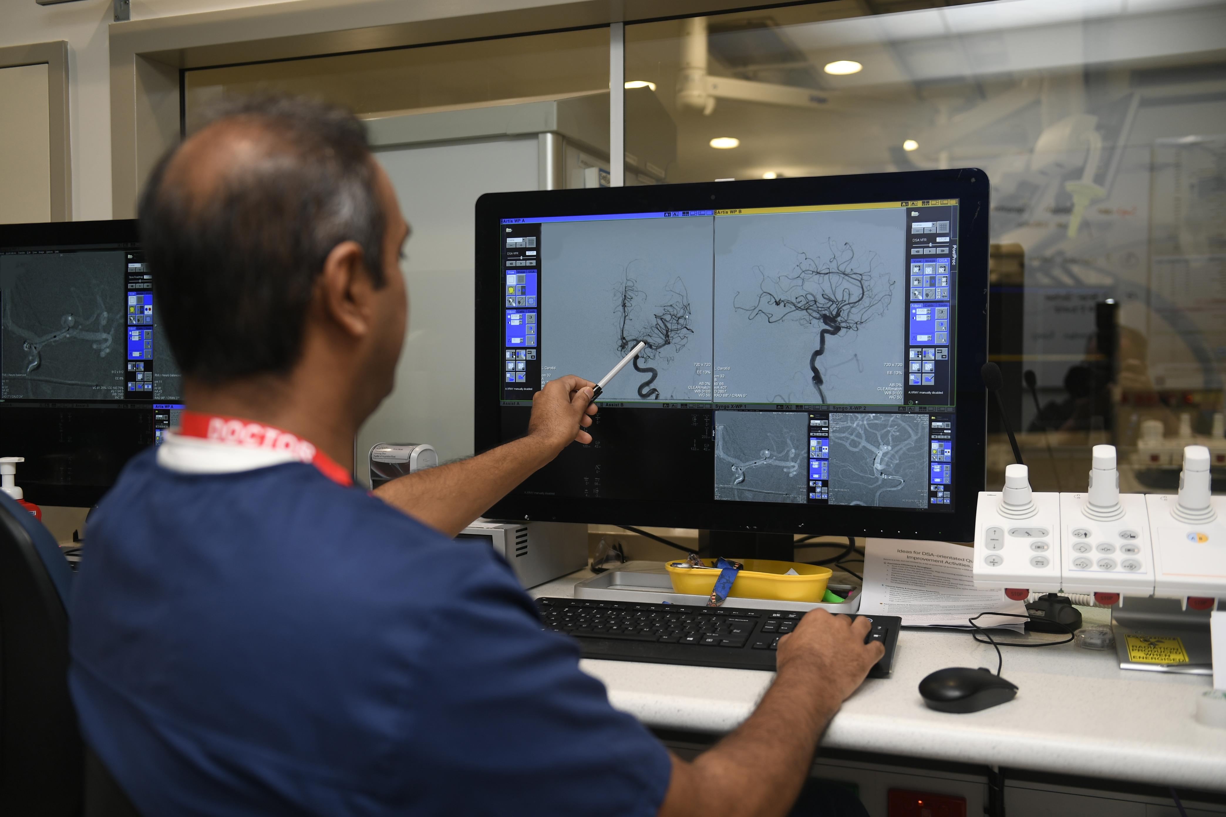 Interventional Neuroradiology Staff Specialist Dr Usman Manzoor.