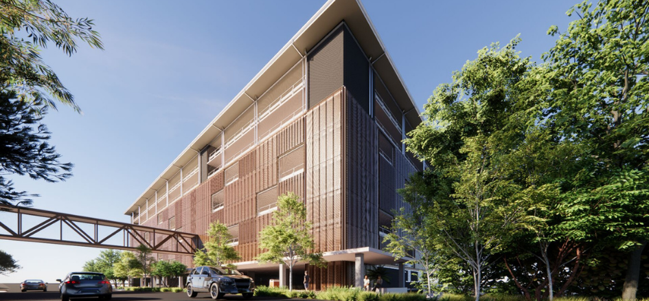 TUH multi-storey car park render