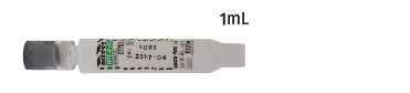 ESR tubes showing draw volume(s)