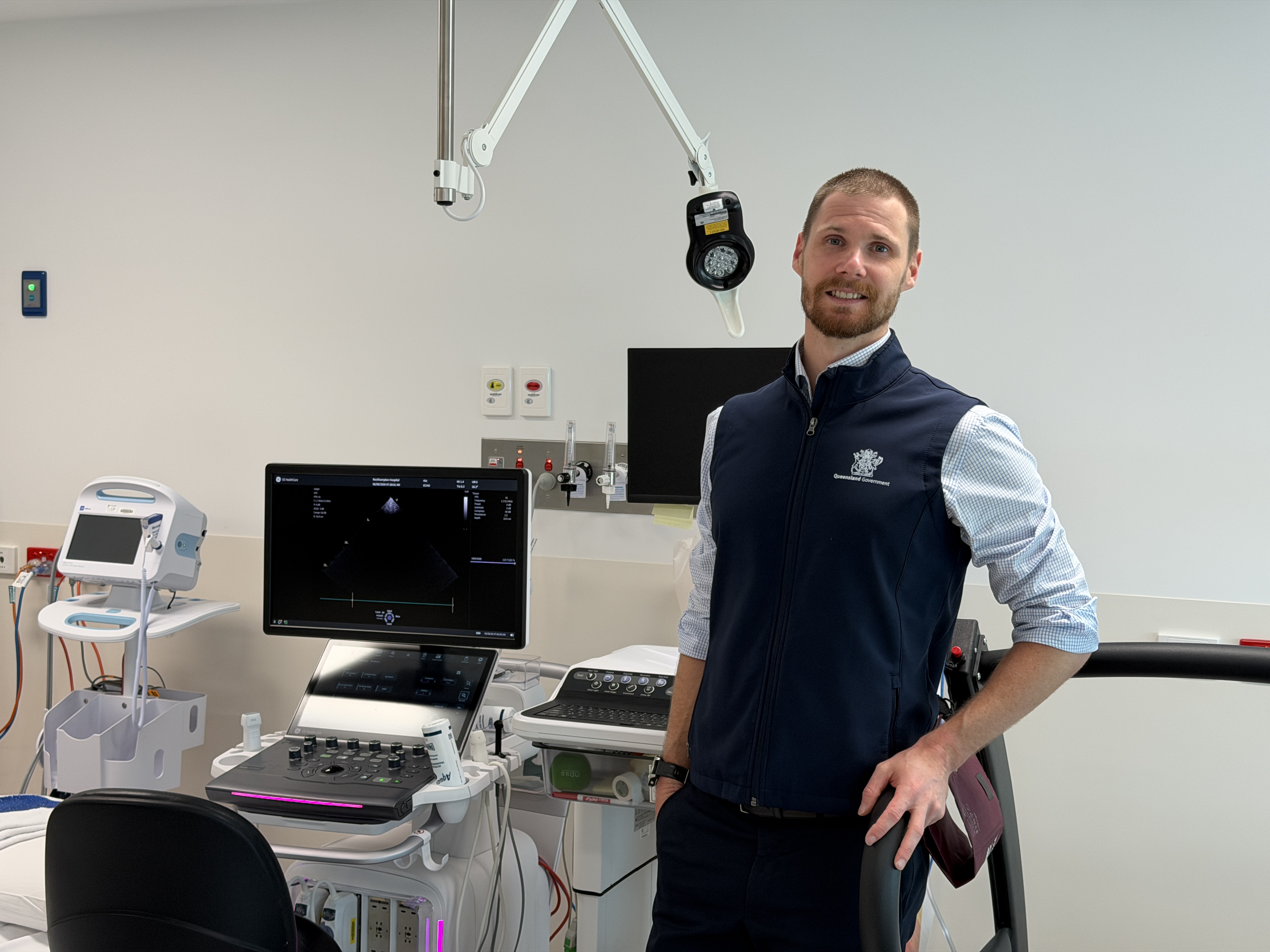 Senior Cardiac Physiologist Mitchell Guthrie.