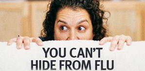 Can't hide from flu