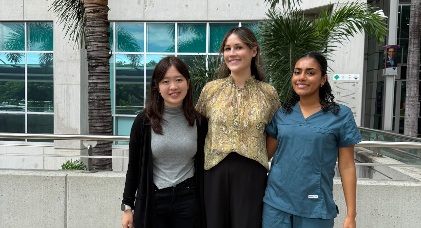 L to R: Julia, Kat, and Sonali