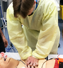 PARTY participant seeing what its like to do everyday tasks while having a disabling injury