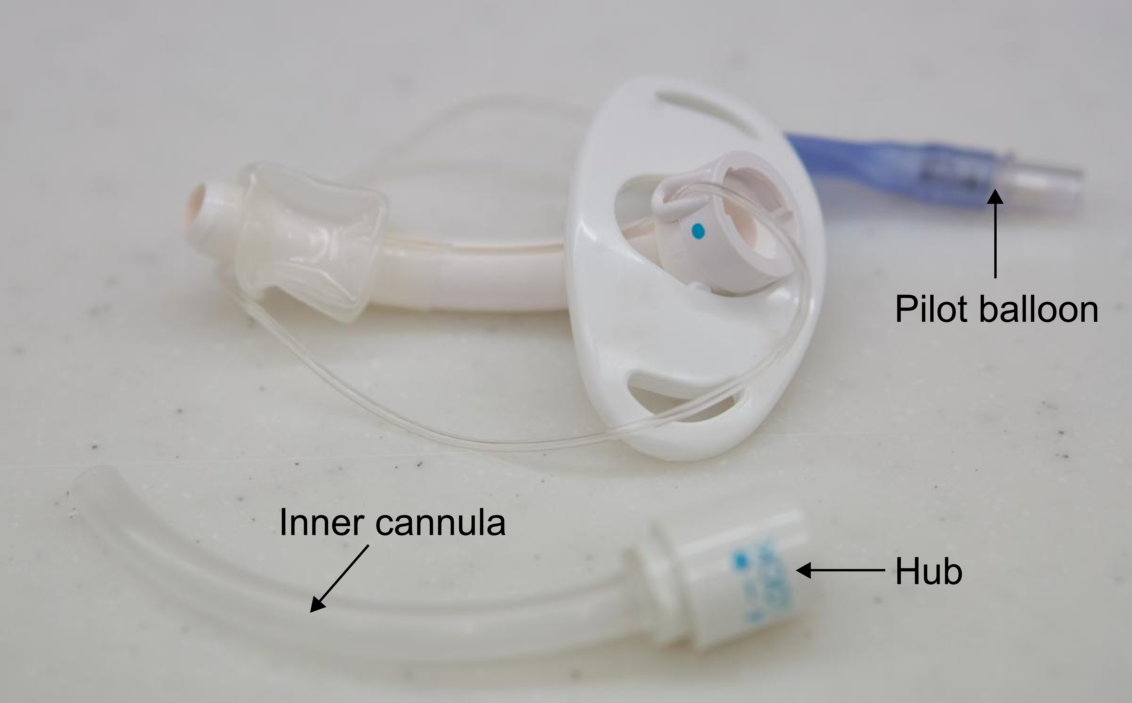 Tracheostomy attachments - inner canula removed