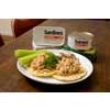 thumbnail image of sardines and salmon on rice cakes
