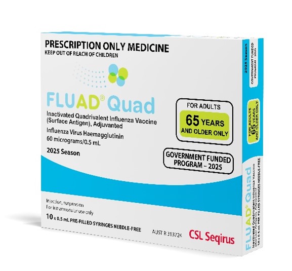 Fluad Quad flu vaccine box