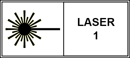 class 1 laser pictorial