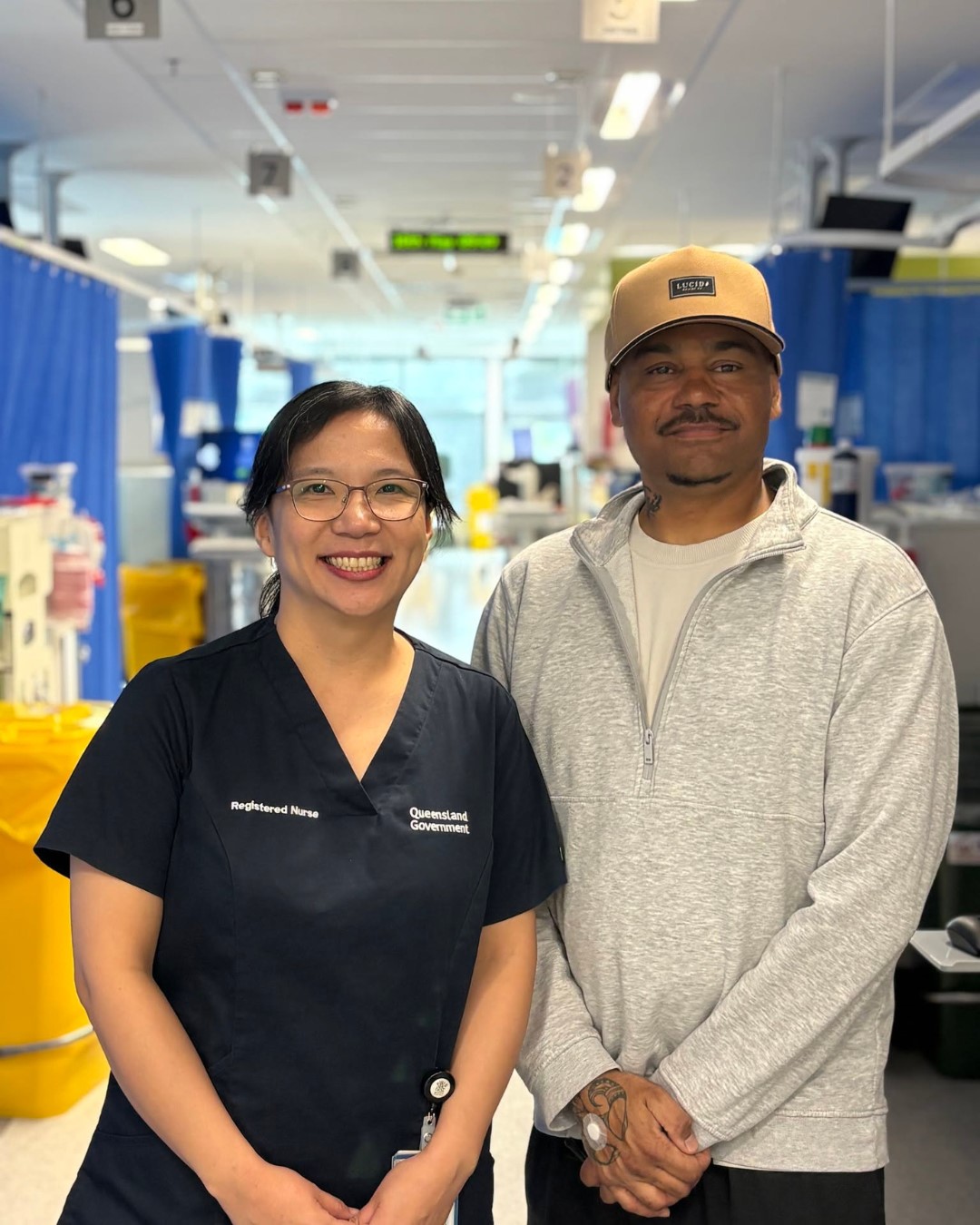 Tristram at Mackay Base Hospital