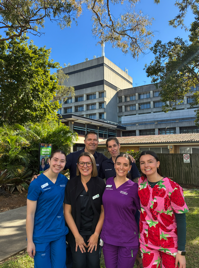Staff at Redcliffe Hospital.