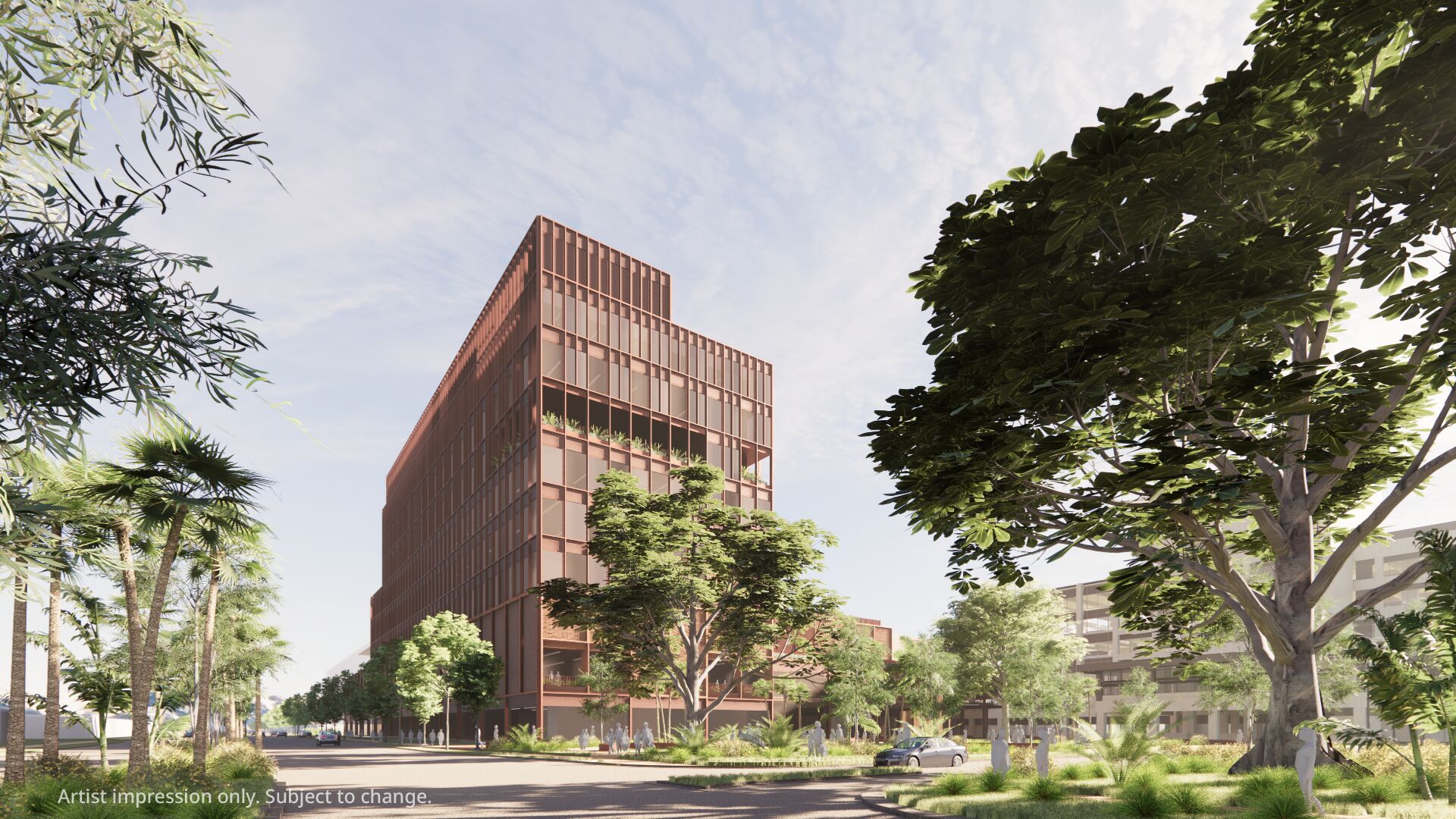 An artist's impression of the Redcliffe Hospital expans