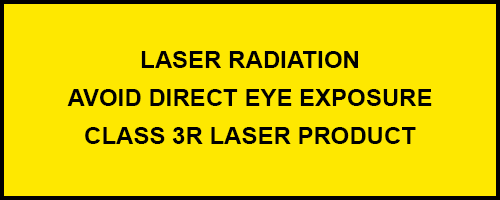 class 3R laser label