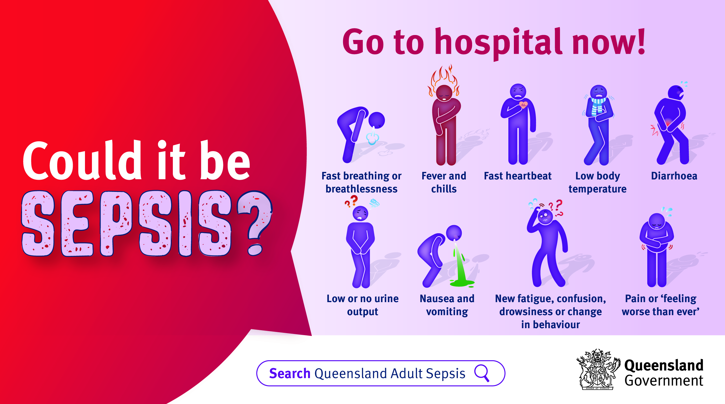 Knowing the signs and symptoms of sepsis can save lives.