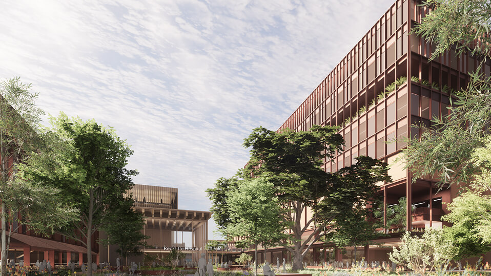 Redcliffe Hospital Expansion render
