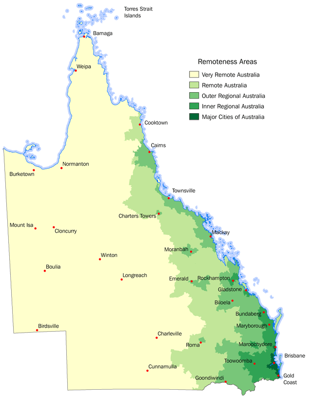 Remote area map