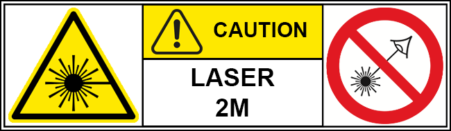 class 2m laser pictorial