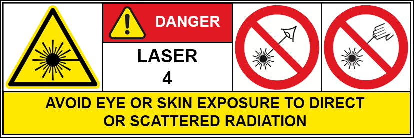 class 4 laser pictorial