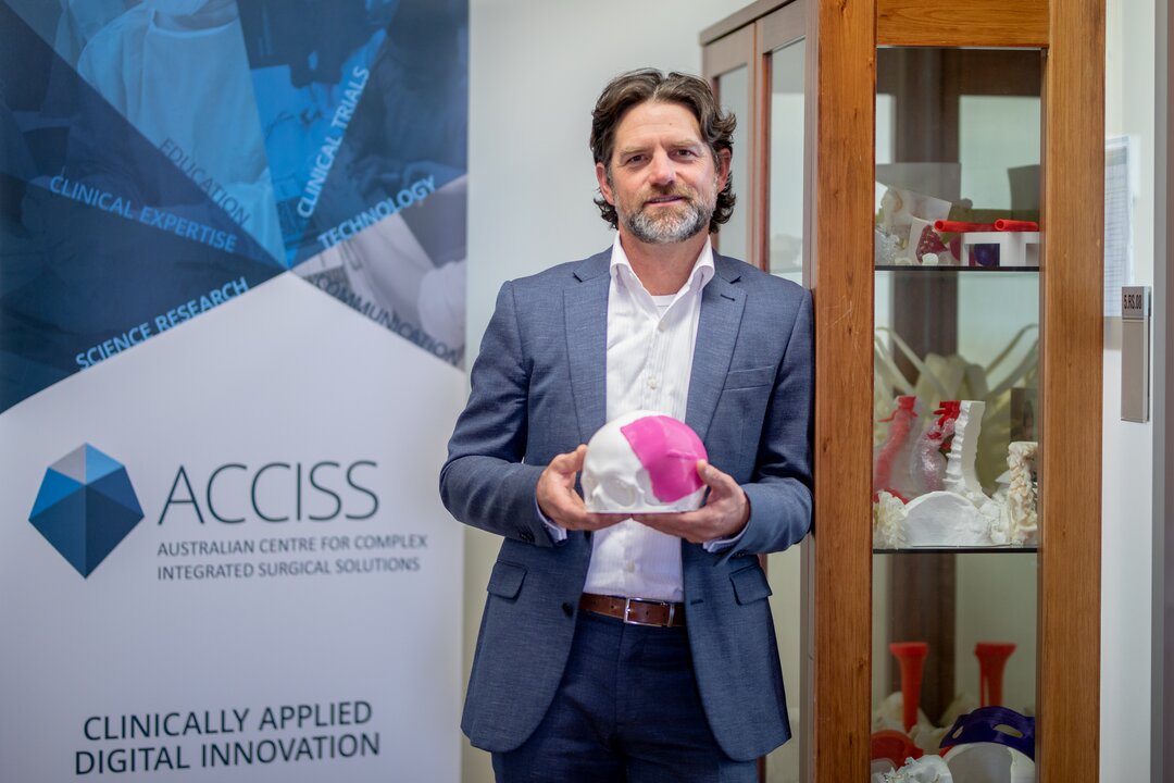 Dr Michael Wagels is the director of the Australian Centre for Complex Integrated Surgical Solutions and the Herston Biofabrication Unit.