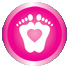 Icon showing footcare information