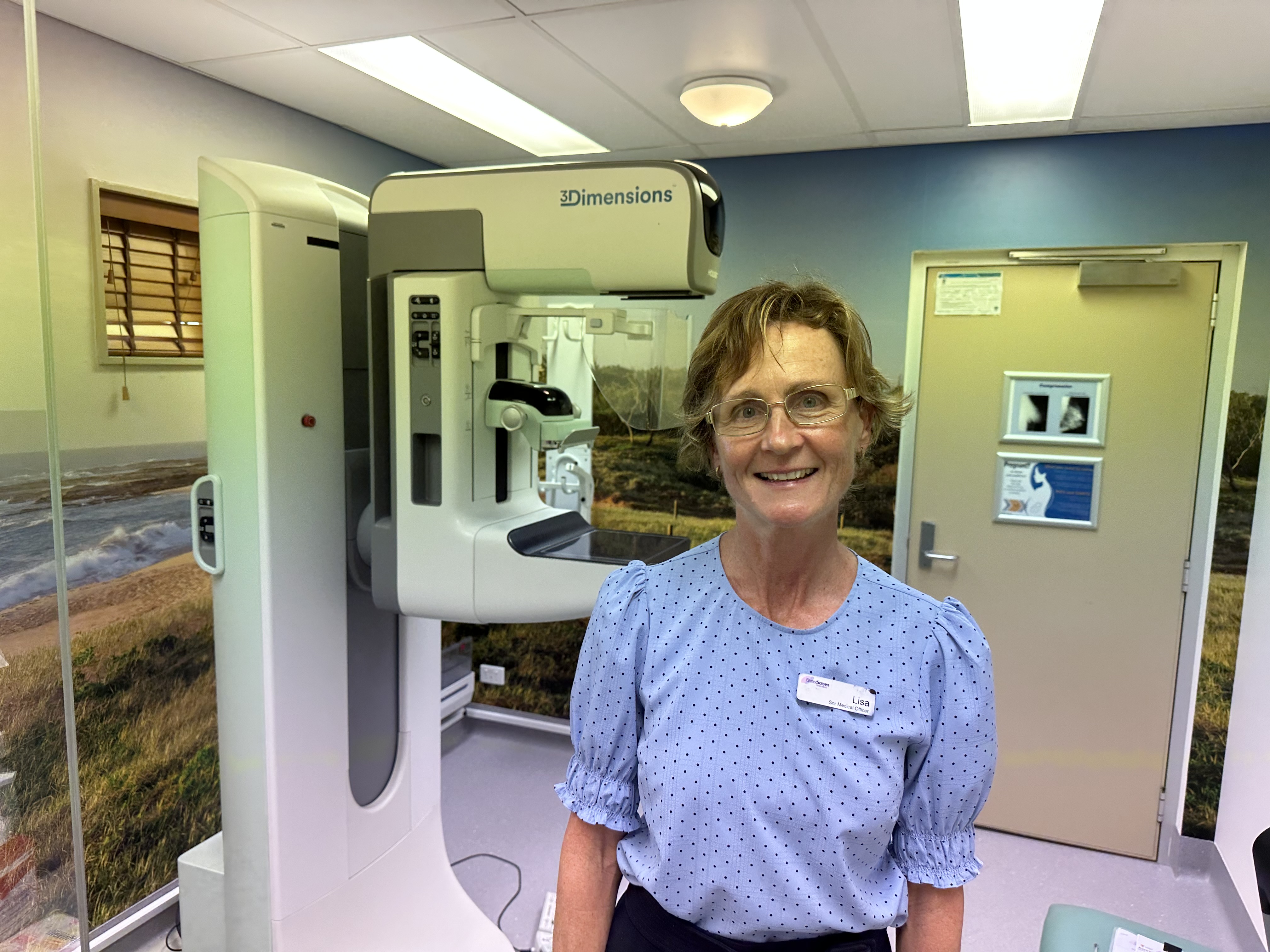 Lisa Hammerton from Breast Screen in Nambour.