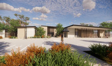 An artist's impression of the Brisbane South Satellite Hospital at Eight Mile Plains