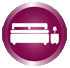 Icon showing content about safety in the bedroom