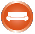 Icon showing content about safety in the lounge and living room
